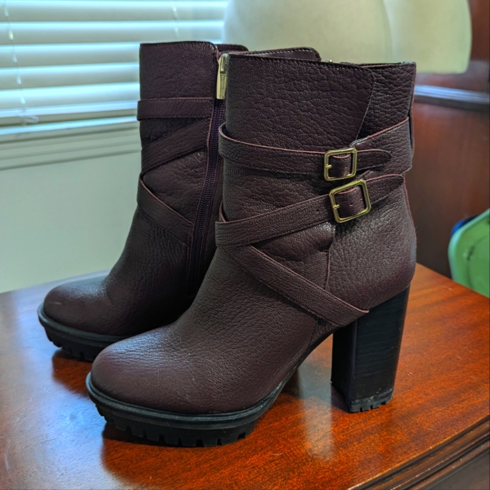 Vince Camuto Platform Combat Boots - Picture 3 of 9